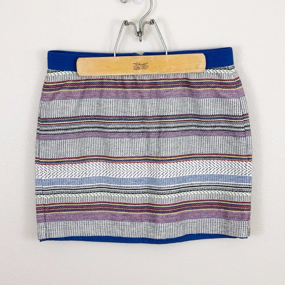 GAP Factory Multicolored Embroidered Mini Skirt
